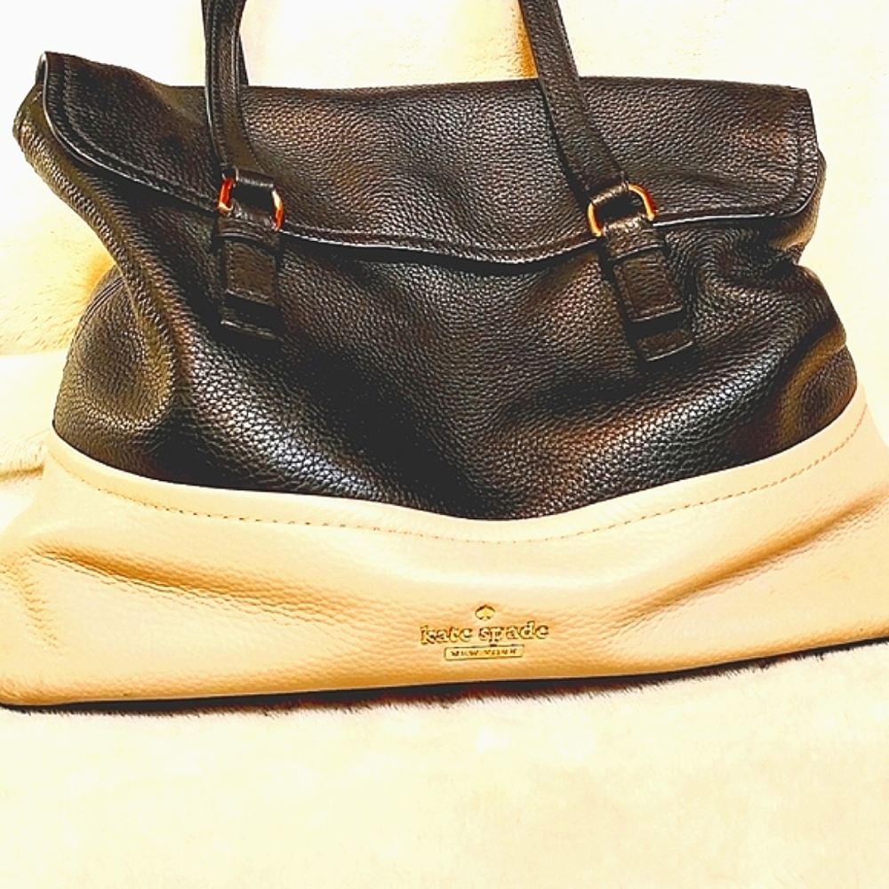 Kate Spade Jackson St Arietta Leather Slouch Tote Purse